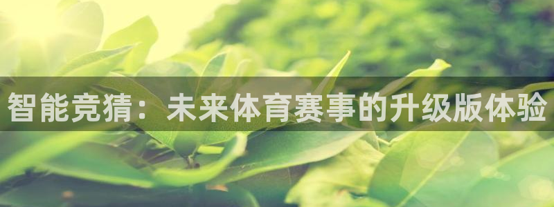 智能竞猜：未来体育赛事的升级版体验